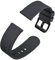 Anbeer Silikon Uhrenarmbänder für Herren Damen,20mm Ersatzarmband aus Gummi mit Schnellverschluss, Extra Lang,Dunkelgrau mit Schwarze Schnalle