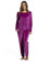 LAVENZO Roberto Garino - Pigiama da Donna Invernale in Pile Caldo a Maniche Lunghe - Pigiamone Felpato Due Pezzi Elegante - Idea Regalo Ragazza (3XL, Fucsia LV5006+505)