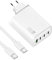100W USB C Chargeur Rapide 4 Ports avec GaN Tech Compatible avec MacBook Pro/Air,Dell,iPhone 15/14, iPad Pro, Google Pixel, Samsung Galaxy