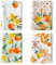 Arquiel Küchentücher Baumwolle 4 Stück, Geschirrtücher 100% Baumwolle Zitrone Küchenhandtuch Set Multi-Purpose Hochwertige Küche Trockentuch Bar Handtücher 48 x 70CM
