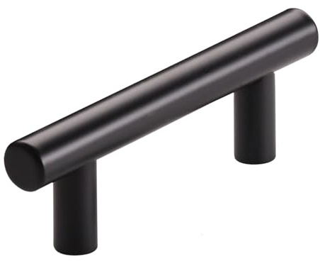 SOTECH Möbelgriff G17 BA 64 mm Ø 12 mm Edelstahl SS201 schwarz | pulverlackiert Küchengriff Bügelgriff - perfekt für vielfältige Wohnraumgestaltungen
