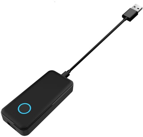 Wireless CarPlay Adapter USB, 2023 Newest Fastest Apple Android CarPlay Wireless Dongle for iPhone, 5.8GHz WiFi, Easy Plug and Play Setup,For Cars with CarPlay Function, Audi/Porsche/Opel/Volvo/etc