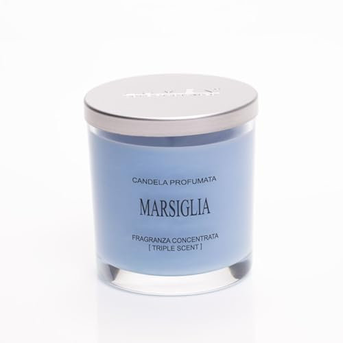 Lumen - Candela Profumata in Barattolo Vetro - Marsiglia - Lunga Durata - Made in Italy - 150ml