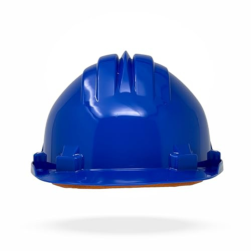 TAMS® Bauhelm mit Drehverschluss EN 397 Sicherheitshelm Schutzhelm Bauarbeiterhelm Helm 54-61 cm Blau, Gelb, Grün, Grau, Rot, Weiß, Orange