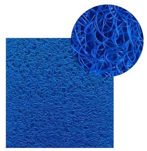 MEXEWORD Aquarium Filter Super Thick Biochemical Filter Plastic Mesh Rattan Sponge For Aquarium Fish Tank Bio Cotton Foam Skimmer Aquarium Fish Tank Filter Fittings 4CM(Blue,25x25x4cm)
