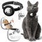 Katzenhalsband AirTag Mit Gummizug - Leder Halsband Mit Glocke, Namen und GPS Tracker Ohne ABO - Sicheres Katzenband Mit 30Sch