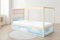 UNIK Nordic Aufkleber für IKEA KURA Hochbett, Pastell Himmel 2-Sticker-Set Oben, Bettaufkleber, Sticker für Kinderbett, Möbelfolie fürs Kinderzimmer, Bettfolie für Kinder