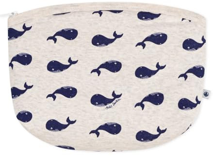 Petit Bateau A0CUE Trousse Loving, Beige/Bleu, Taille Unique Mixte bébé