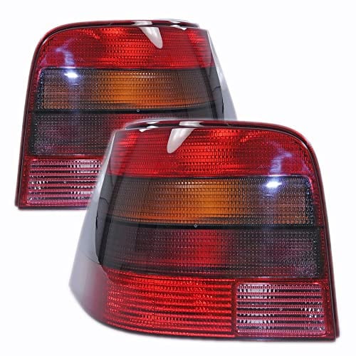 ATEC Germany 2x Heckleuchte Blinker rauchgrau ohne Lampenträger | Kompatibel mit: VW GOLF IV