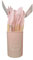 TINA&CO Juego de 12 Utensilios de Cocina de Silicona con Mango de Madera - Kit de Cocina Completo de Menaje, Antihaderente, Resistentes al calor y Duraderos (Rosa)