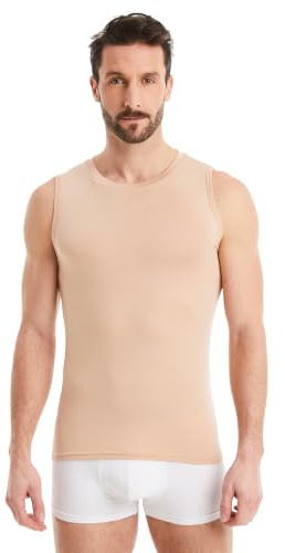 FINN Business Unterhemd Herren Ärmellos mit Rundhals-Ausschnitt | Das perfekte Tank-Top unter Hemd und Anzug - Unterziehshirt Männer aus original Lenzing® Modal Stoff