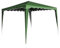 HERSIG - Carpas para Exteriores - Cenadores para Jardin 3x3 m - Pergolas de Jardin Resistente - Carpa Desmontable Fácil de Montar, Terraza, Playa o Eventos - Protección Solar UV - Verde con Volante