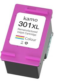 kamo 301XL (1er-Pack) Farbe Druckerpatronen Kompatibel mit HP 301 - für Envy 4500 5530 5534 4504 DeskJet 2540 1510 2544 2549 OfficeJet 4630 4632 2620 2622