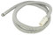 vhbw Tubo di scarico sostituisce Bosch 668114 per lavastoviglie - 19mm, grigio, 2,3m