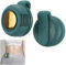 BRTNUP Silent Mini Bladeless Fan Portable Waist Clip Fan Rechargeable Hands-Free Belt Fans with 3 Speeds for Travel Office Shirt, Summer Gift for Outdoor Lovers (Green)