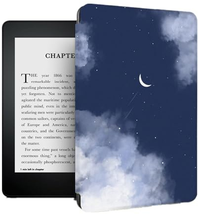 GUKSRASO Case Compatible with Kindle Voyage (2014 Model: NM460GZ), PU Protective Cover with Auto Sleep/Wake