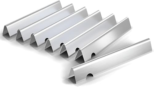 Nordic Bbq Store 7er-Pack Flavorizer Bars für Weber Genesis II 400 & Genesis 400 Serie, Edelstahl-Grillteile für Genesis II LX E-440/S-440, E-410/S-410, E-435/S-435, ersetzt Weber 66033 66797