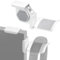 GEEKRIA Supporto a morsetto per cuffie per monitor, montaggio su schermo, gancio per cuffie da gioco, compatibile con cuffie Sennheiser, Bose, Beats, Razer, HyperX, Sony, colore bianco, confezione da