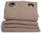 Moondream DecibelControl™ Akustikvorhang 3in1 | Lärmschutz | Thermoisolierung Winter+Sommer | 100% Verdunkelung | Patentierte Technologie | EU Herstellung | Ösen | Beige MC8220 | 140B x 260H cm