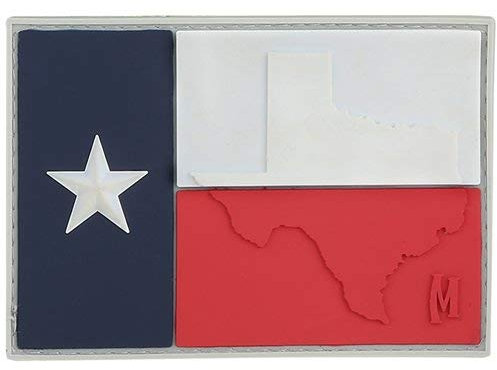 MAXPEDITION Aufnäher mit Texas-Flagge, vollfarbig, 7,6 x 5,3 cm