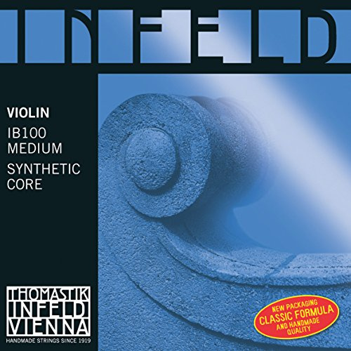 Thomastik Einzelsaite für 4/4 Violine Infeld blau - G-Saite Hybridkern, Silber umsponnen