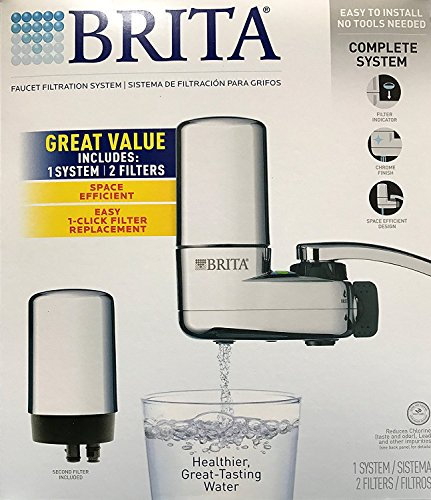 Brita Faucet Mount Filteration System Includes One System 2 Filters!!!!!! by Btita