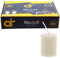 AR Candle Refills for Neriot Shabbat Glass Containers - White Candles Pack of 24 - Long Burning Candles - Lasts 5 Hours