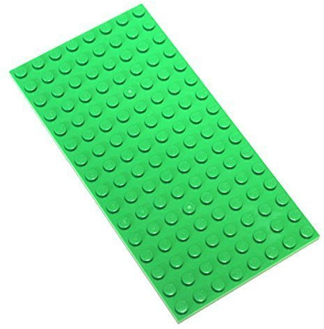 Lego Parts and Pieces: Bright Green 8x16 Plate x2 by LEGO