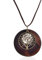 SIVITE Vintage Bronze Tree of Life with Wood Pendant Necklace Long Leather Chain Wooden Necklace for Women Girls