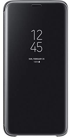 Samsung EF-ZG960CBEGWW Clear View Cover Case and Stand for Galaxy S9 - Gloss Black, - 5.8 inches