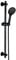 Görbach Shower System with Hose and Holder, Shower Rail Set 70 cm with Shower Head Holder and Hand Shower Hose Diameter 12 cm Black