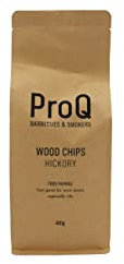 ProQ Premium Smoking Wood Chips (1 x 400g Pack) – Wood Chips For Smoking Food - BBQ Smoker Wood Chips - Hickory
