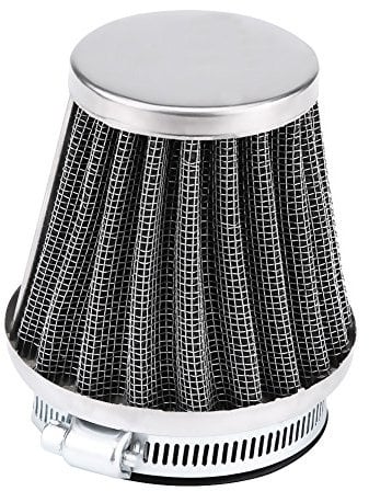 Filtro di aspirazione dell'aria del motociclo Filtro aria universale per filtro del flusso di aspirazione dell'aria per moto Filtro aria automatico per moto da 50 mm 60 mm(50mm)