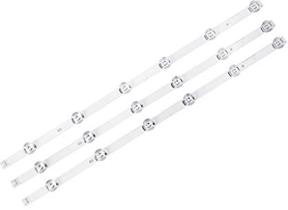 BE YOU TIFUL 3Pieces / Set Tira de luz de Fondo LED 6 Barra de luz para lámpara LG 32 TV 32LB5800-UG 32LB5610