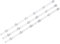 BE YOU TIFUL 3Pieces / Set Tira de luz de Fondo LED 6 Barra de luz para lámpara LG 32 TV 32LB5800-UG 32LB5610