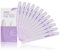 Lot de 12 limes à ongles professionnelles double face en émeri - Outils de toilettage pour animaux domestiques et en salon (demi-lune 180/240, 12 pièces)