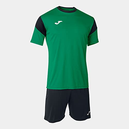 Joma - Conjunto Deportivo, 8XS - 3XL - Camiseta Manga Corta Cuello Redondo y Short con Cintura Elástica y Cordón - Phoenix