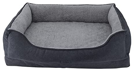 Nobby 61882 Orthopädisches Komfortbett eckig Vara grau-hellgrau L x B x h: 90 x 70 x 24 cm
