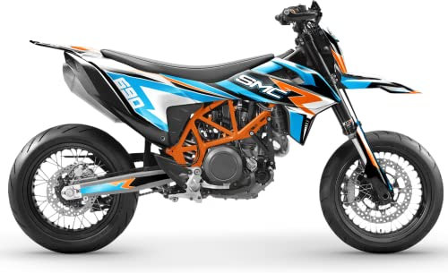 ARider Dekor (Aufkleber) passend für KTM 690 SMC-R 2019-2022 | Classic Edition (Blau)