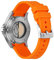Kai Tian Klasse 21mm Edel Gebogenes Band Gummi Uhrenarmband Passend Uhren Armband für Herren Damen Orange
