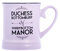 Boxer Gifts 'Duchess Bottomburp' Victoriana Mug | Hilarious Rude Novelty Victorian Themed Mug | Pastel Homeware Funny Gift for Him, Violet