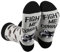 AATOP 2 Pairs Raccoon Socks Raccoon Gift For Raccoon Lover Fight Me Coward RaccoonTrash Panda Themed Sock (FIGHT ME COWARD s ku)