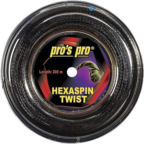 Cuerda de tenis Hexaspin Twist para spin 200 m 1,30 mm Pros Pro