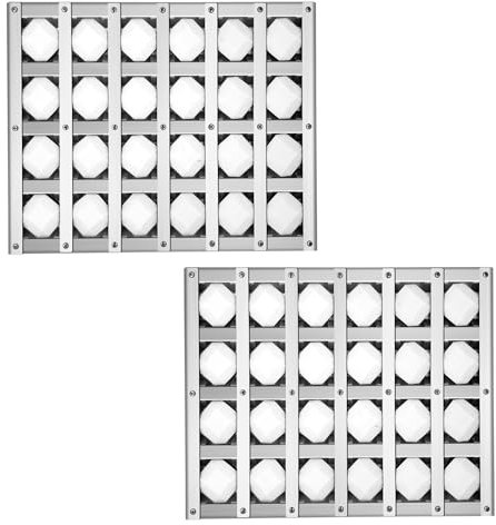 NEURARC 80744 Grills Komplette Brikettschale Montage für Lynx Grillteile, 31 cm Heizplatten, Zeltschutz für Sedona von Lynx L500, L700 Grillteile mit Keramikstäben, 2 Packungen