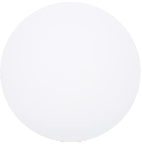 Respicefinem 40cm Runde Baumwoll-Leinwand Rahmen für Acryl, Öl, Sprühfarbe, Tempera und Pastell