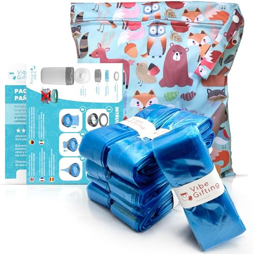 VibeGifting Pack 9 Recambios XXL compatibles con: Recambios Tommee Tippee, toda Papelera Pañales Bebe, Tommee Tippee Recambios. Perfumadas y Universales.
