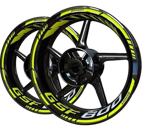 CLFJWZ Motorrad-Radaufkleber, Aufkleber, Radaufkleber, Aufkleber-Set, Zubehör Für Suzuki GSF600 GSF 600 Bandit(Style 5)