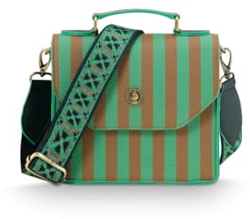 Pip Studio [W0526] Frances Cross Body Bag Small Stripe Green 19x7x17.5cm
