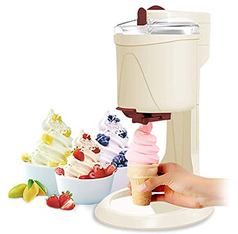 Ice ​Cream Machine, Soft Serve Ice Cream Machine, Home Ice Cream Machine from Fruit, Frozen Yogurt Machine Sorbet Frozen Fruit Dessert Portable Household Use