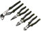 Draper Expert Pliers Set with Water Pump Plier (4 Piece) | 200mm Combination, 200mm Long Nose, 250mm Water Pump & 190mm Side Cutters | Heavy Duty Chrome Vanadium Steel Hand Tools